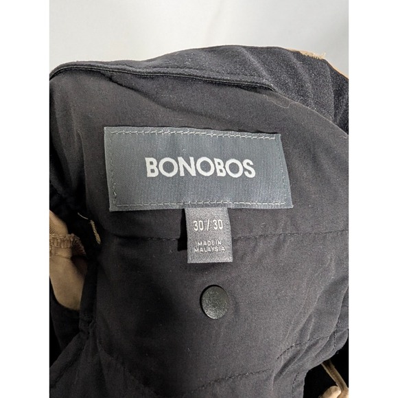 Bonobos 3XDry Tech Pants Mens 30x30 Khaki Tailor Fit Performance Stretch - Picture 8 of 12